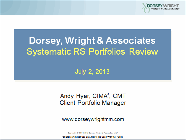 sma video 07.03.13 Photo : June Review of Systematic RS Portfolios sma video 07.03.13 June Review of Systematic RS Portfolios